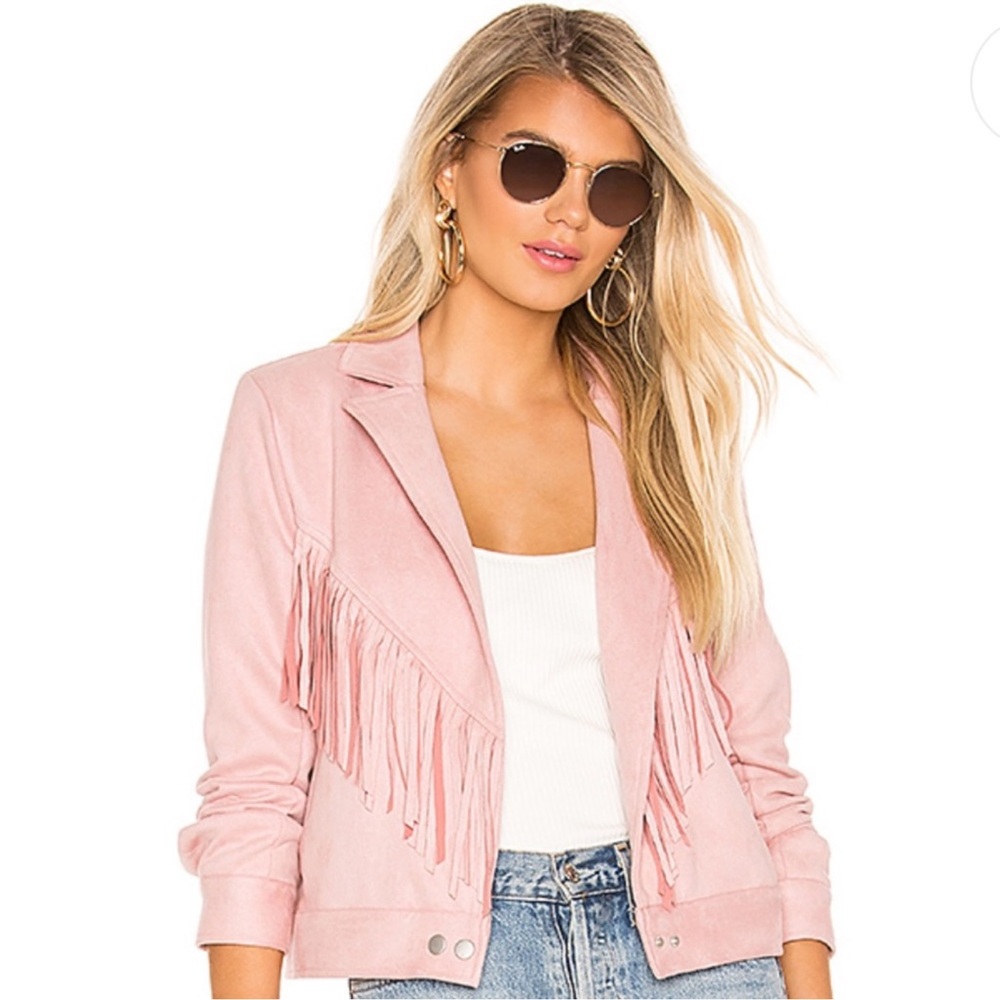 Tularosa Pink Fringe Jacket